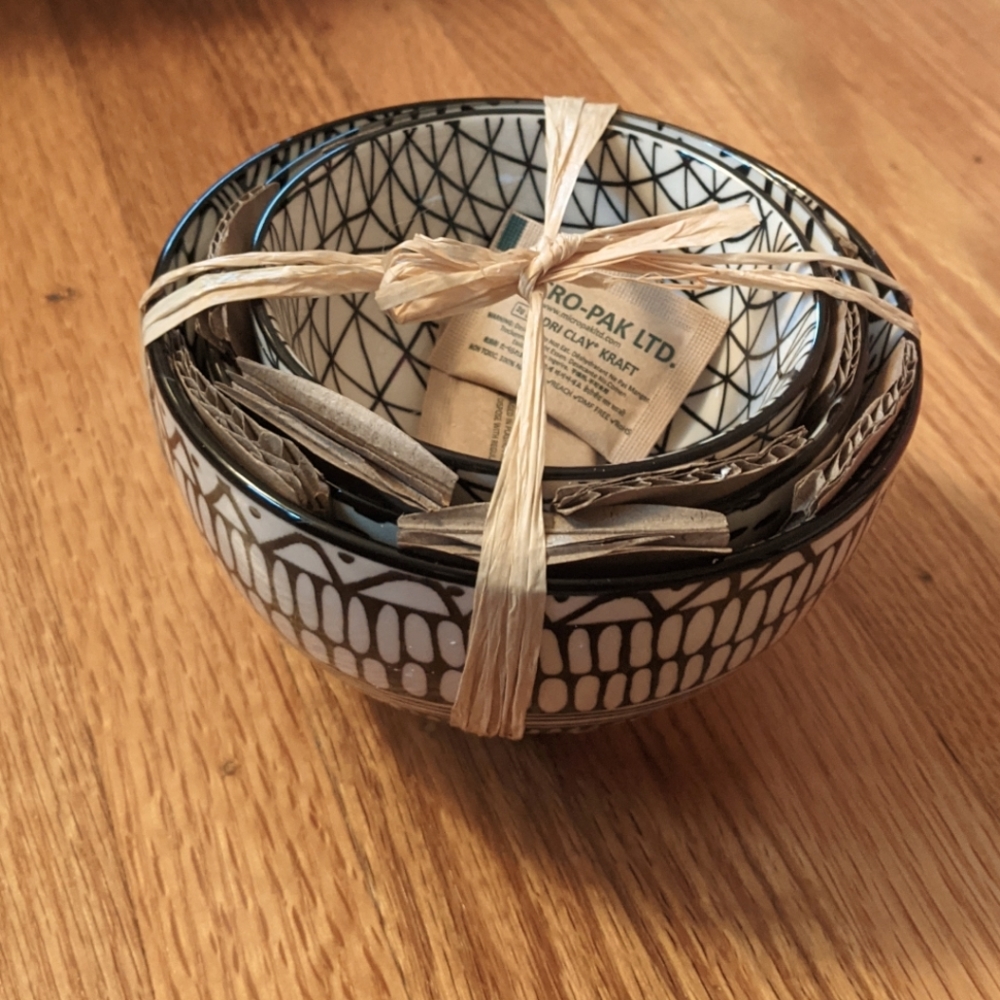 Short stories Nesting bowls